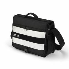 Dicota Messenger REFLECTIVE Black - Stylish & Functional Laptop Bag for Everyday Use | P20471-16
